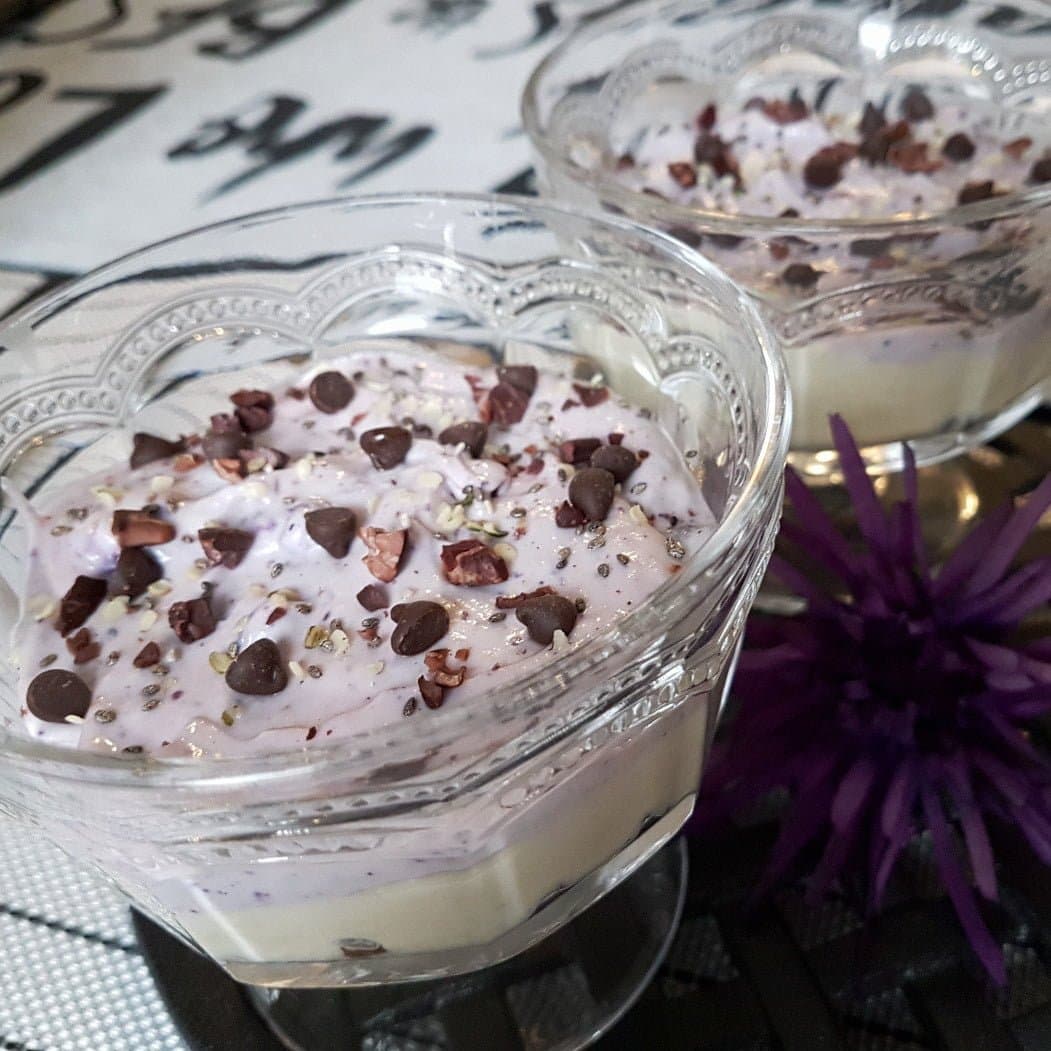 Featured image for Blueberry Lemon Cashew Mousse