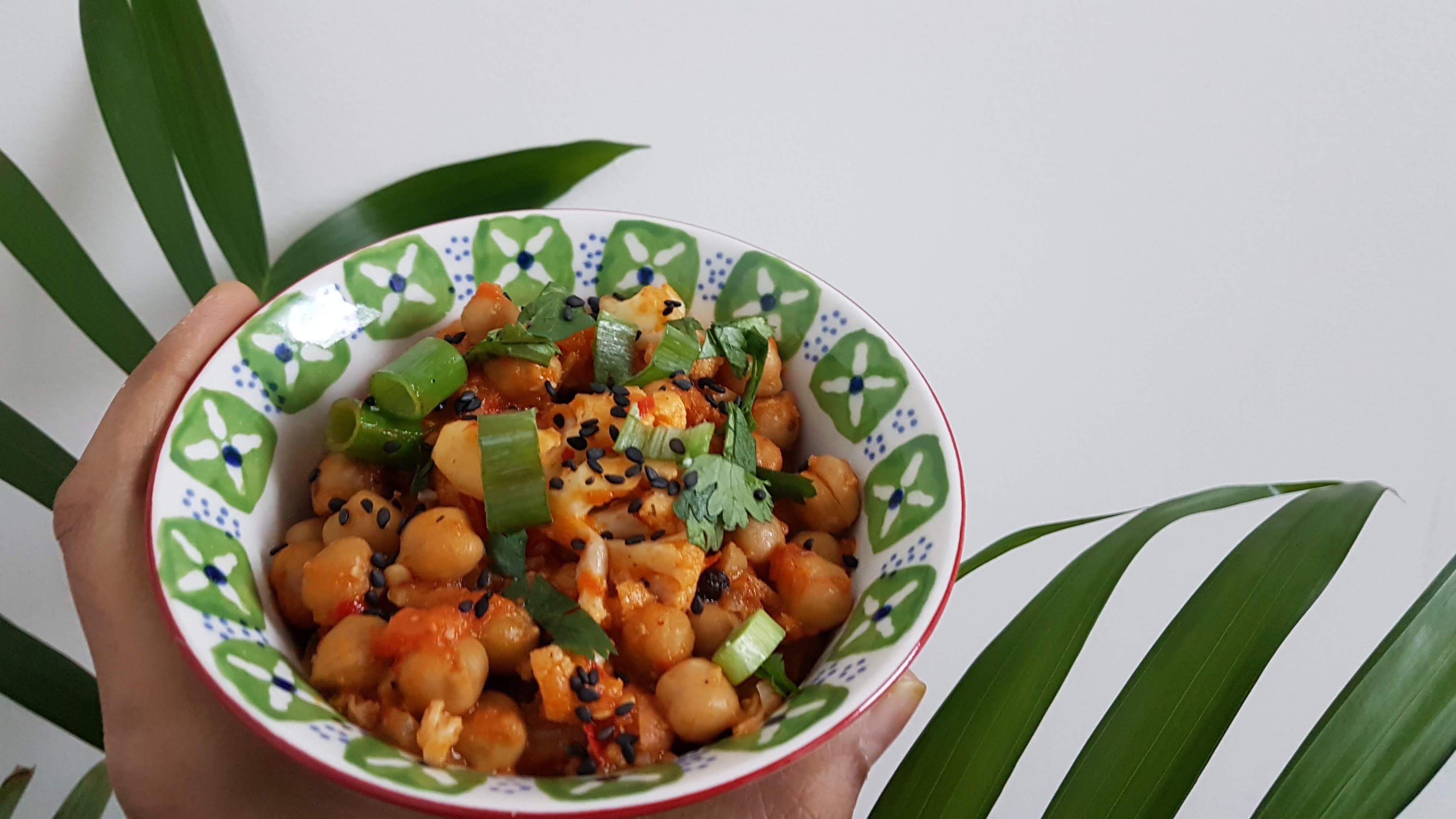 Cauliflower with Chickpeas