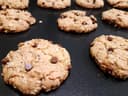 Oatmeal-Almond Chocolate Chip Cookies